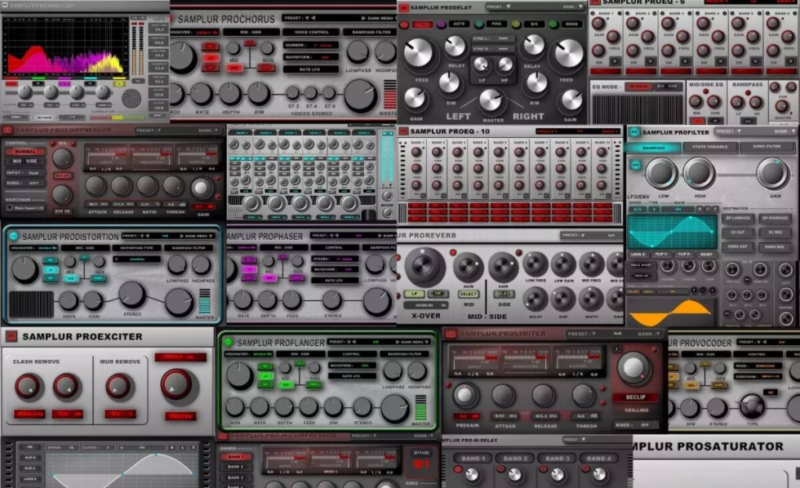 套装效果器插件 Psytrance Plugins Samplur PROEffects V1.0-WIN&MAC-YU158-音频制作系统办公资源