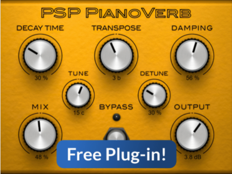 混响效果器 PSPaudioware PSP Pianoverb V1.10.2-WIN&MAC-YU158-音频制作系统办公资源
