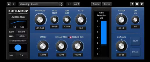 压缩器插件 TDR Kotelnikov V1.6.5-WiN&MAC-YU158-音频制作系统办公资源