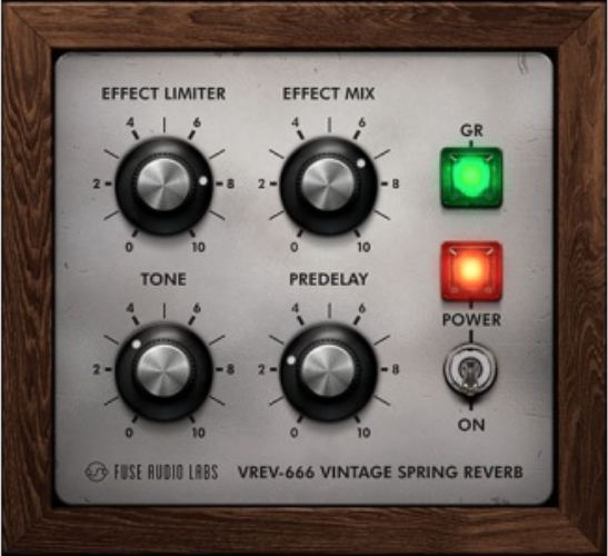 弹簧混响效果器 Fuse Audio Labs VREV 666 V2.6.0-WIN&MAC-YU158-音频制作系统办公资源