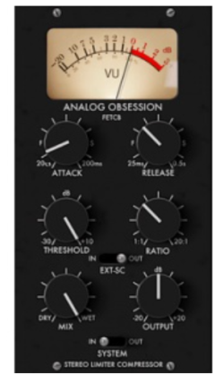 限制器插件 Analog Obsession FetCB V1.0-WIN&MAC-YU158-音频制作系统办公资源