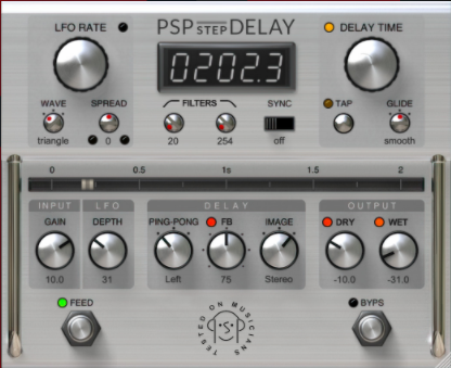 延时效果器 PSPaudioware PSP StepDelay V1.0.1 X64-WiN&MAC-YU158-音频制作系统办公资源