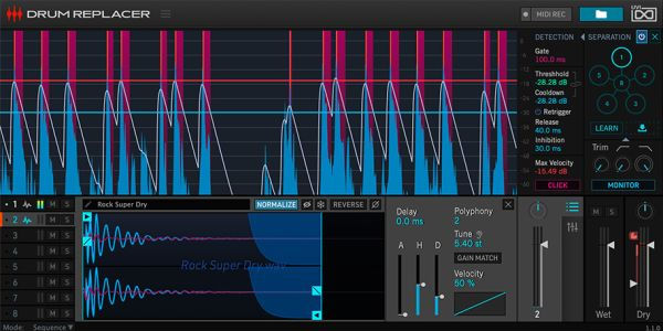 鼓声替换处理插件 UVI DrumReplacer V1.3.1-R2R WIN-YU158-音频制作系统办公资源