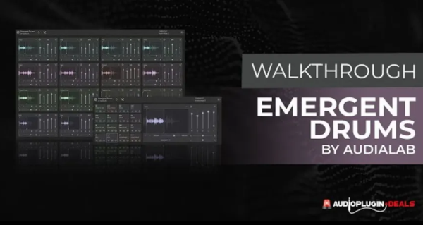 虚拟鼓乐器插件 Audialab Emergent Drums V2.0.2-R2R-YU158-音频制作系统办公资源