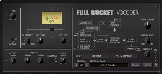 声码器插件 Full Bucket Music FBVC V1.1.1 WiN&MAC-YU158-音频制作系统办公资源