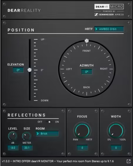 Dear Reality DearVR Micro V1.0.2 WiN&MAC-YU158-音频制作系统办公资源