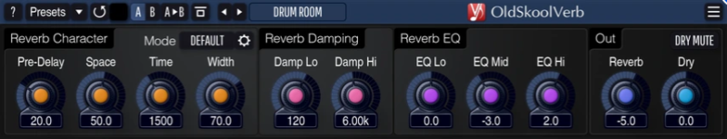 算法混响插件 Voxengo OldSkoolVerb 2.12 VST/VST3/AAX/AU WIN&MAC-YU158-音频制作系统办公资源