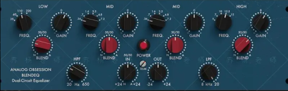 Analog Obsession BLENDEQ V2.0 WiN&MacOS-YU158-音频制作系统办公资源