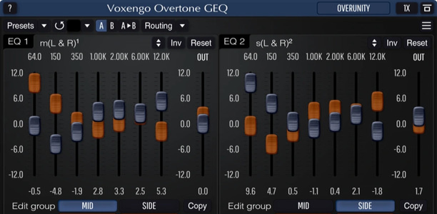 图形均衡器 Voxengo Overtone GEQ 1.17 WIN&MAC-YU158-音频制作系统办公资源