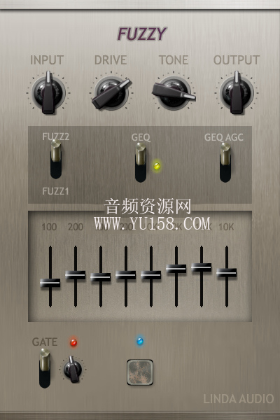 失真效果器 Linda Audio Fuzzy V1.0.0 VST2/VST3-YU158-音频制作系统办公资源