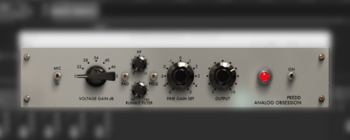 老式麦克风前置放大器 Analog Obsession PREDD v1.0 VST VST3-YU158-音频制作系统办公资源