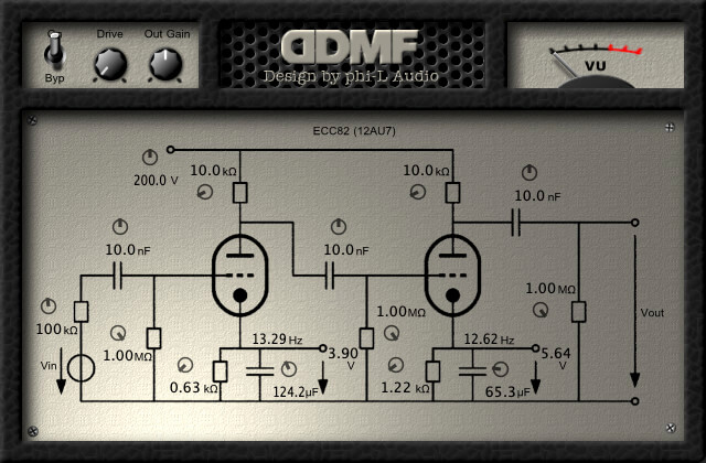电子管前置放大器 DDMF phi-L Audio Tube Preamp v2.0.2 x64 x86 VST VST3 AAX WIN-YU158-音频制作系统办公资源