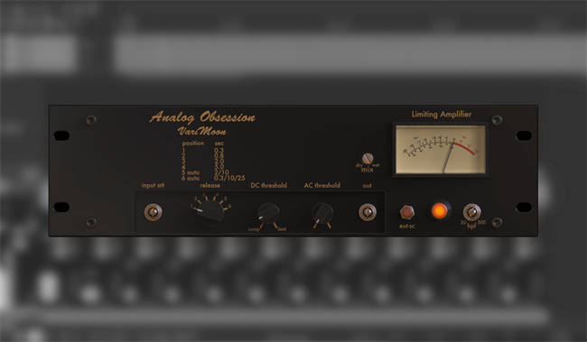 压缩限制器 Analog Obsession VariMoon v5.0 WiN-YU158-音频制作系统办公资源
