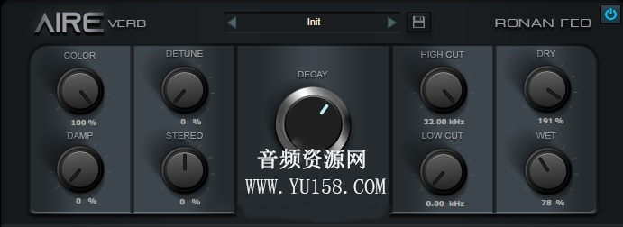 混响效果器 Ronan Fed AIRE V1.0-YU158-音频制作系统办公资源