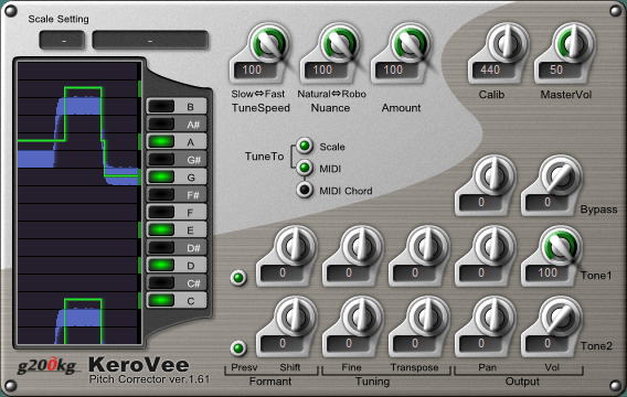 音高校正插件 g200kg Kerovee v1.61 x86 VST WiN-YU158-音频制作系统办公资源