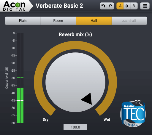 高端混响插件 Acon Digital Verberate Basic 2 v2.1.3 x64 x86-YU158-音频制作系统办公资源