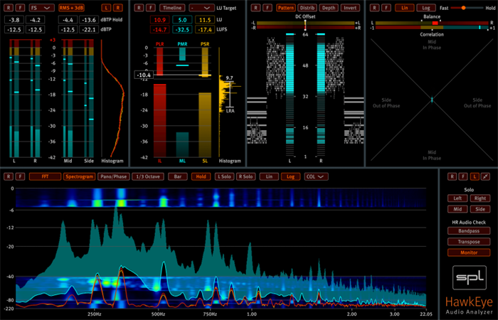 响度频谱表 Plugin Alliance – SPL HawkEye WIN-YU158-音频制作系统办公资源