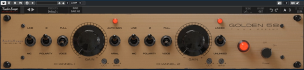 真空管话放插件 Audioscape Golden 58 Preamp WIN-YU158-音频制作系统办公资源