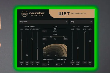 湿度混响插件 Neunaber Audio – Wet Reverberator WIN-YU158-音频制作系统办公资源