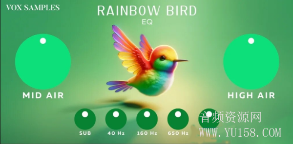 Vox Samples Rainbow Bird EQ V1.2.0 WIN&MAC-YU158-音频制作系统办公资源