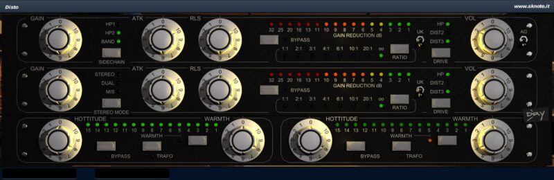 磁带饱和压缩效果器插件 Sknote Disto Win/MacOS-YU158-音频制作系统办公资源