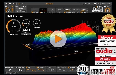 HOFA IQ Reverb v2.0.10 WIN-YU158-音频制作系统办公资源