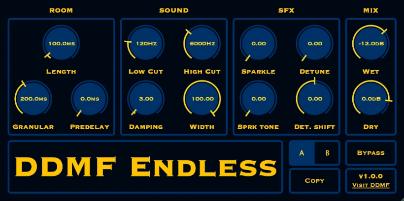 混响插件 DDMF Endless 1.0.0 WIN&MAC-YU158-音频制作系统办公资源