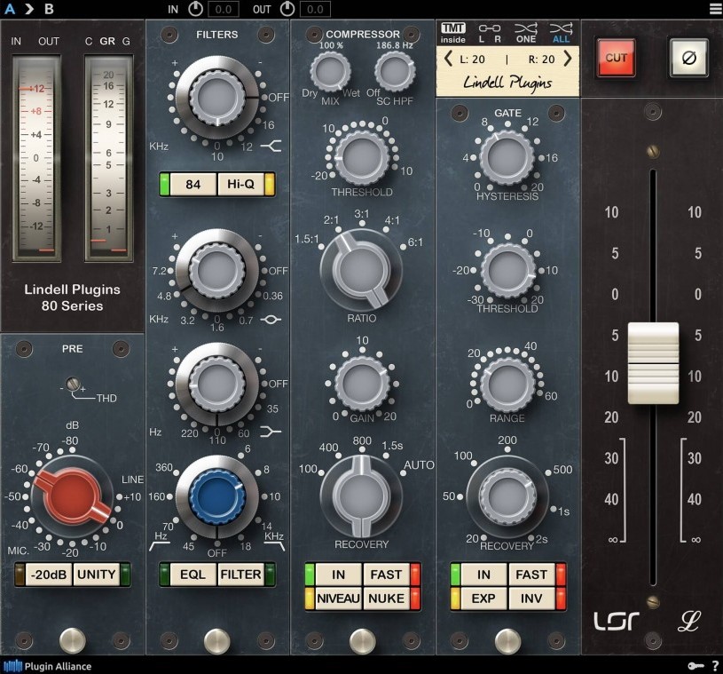 模拟控制台Lindell 80 Series v1.0效果器插件 WIN-YU158-音频制作系统办公资源