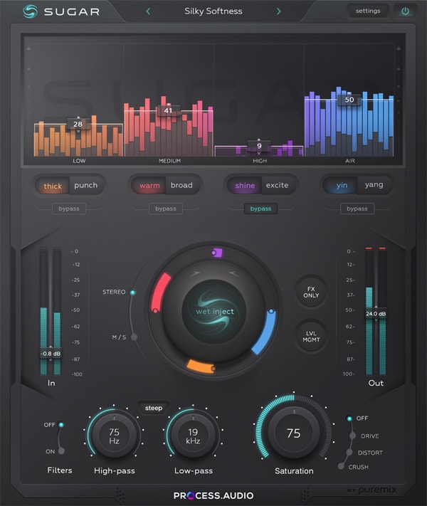 混音加糖 Process Audio Sugar v1.2.1效果器插件 WiN-YU158-音频制作系统办公资源