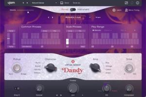 9gkp虚拟贝斯软音源插件UJAM Virtual Bassist DANDY v2.1.1 WiN-YU158-音频制作系统办公资源
