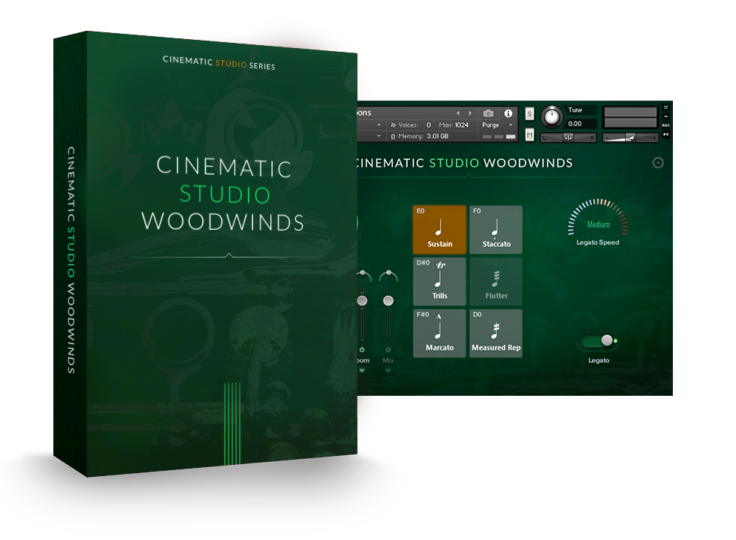 CSC木管Cinematic Samples Cinematic Studio Woodwinds Windows/MacOS 康泰克音色-YU158-音频制作系统办公资源