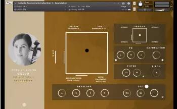 伊莎贝尔大提琴Inletaudio Isobelle Austin Cello Collection 1康泰克音色-YU158-音频制作系统办公资源
