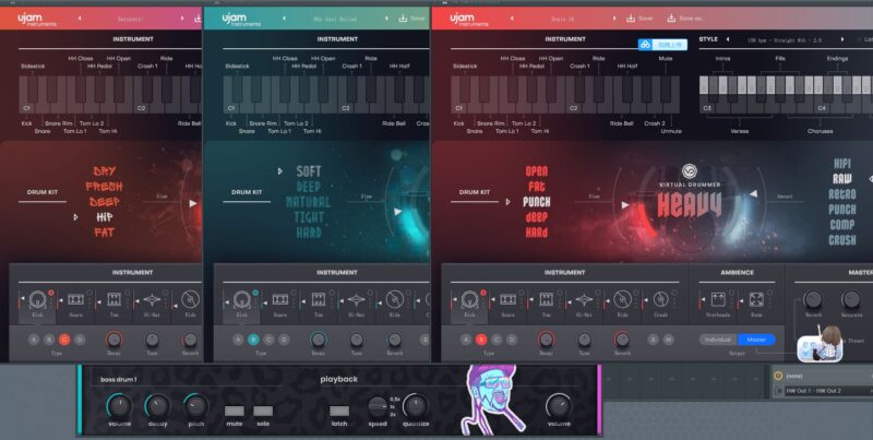 虚拟鼓手三件套完整版 Windows-YU158-音频制作系统办公资源