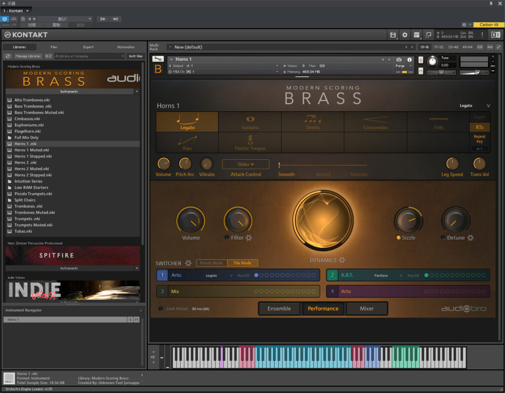 现代铜管Modern Scoring Brass Windows/MacOS 康泰克音色-YU158-音频制作系统办公资源
