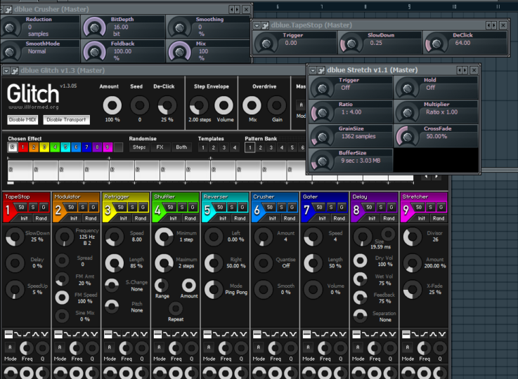Dblue公司搓碟和磁带停止效果插件 超好用 WIN-YU158-音频制作系统办公资源