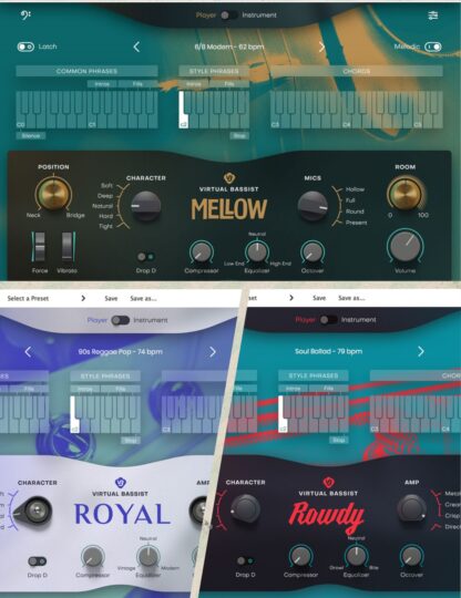 虚拟贝斯手3套装UJAM Virtual Bassist Windows-YU158-音频制作系统办公资源