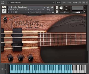 Angel Cano Traveler Bass v1.12 天使贝斯 康泰克音色 Windows/MacOS-YU158-音频制作系统办公资源