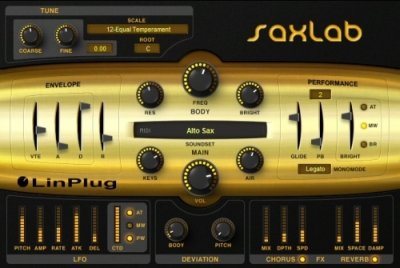 LinPlug SaxLab 2萨克斯风软音源 Winodws-YU158-音频制作系统办公资源