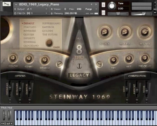 8Dio 1969 Steinway Legacy Grand Piano 施坦威钢琴 极力推荐 Windows/MacOS 康泰克音色-YU158-音频制作系统办公资源