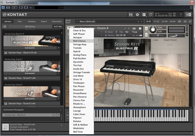 编曲软音源e-instruments Session Keys系列钢琴音源 自动伴奏 Windows/MacOS 康泰克音色-YU158-音频制作系统办公资源