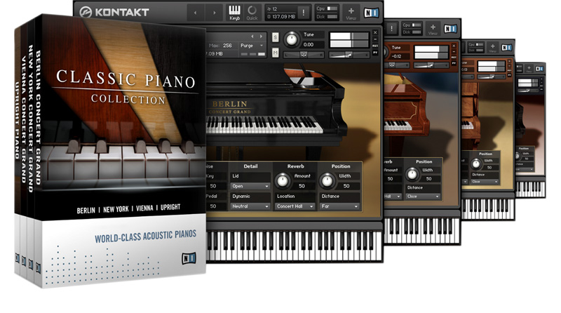 经典钢琴合集Native Instruments Classic Piano Collection Windows/MacOS 康泰克音色-YU158-音频制作系统办公资源