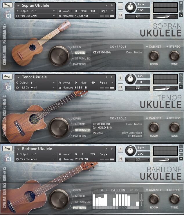 尤克里里音源 Cinematique Instruments Ukulele Trio 康泰克非标准音色 Windows/MacOS-YU158-音频制作系统办公资源