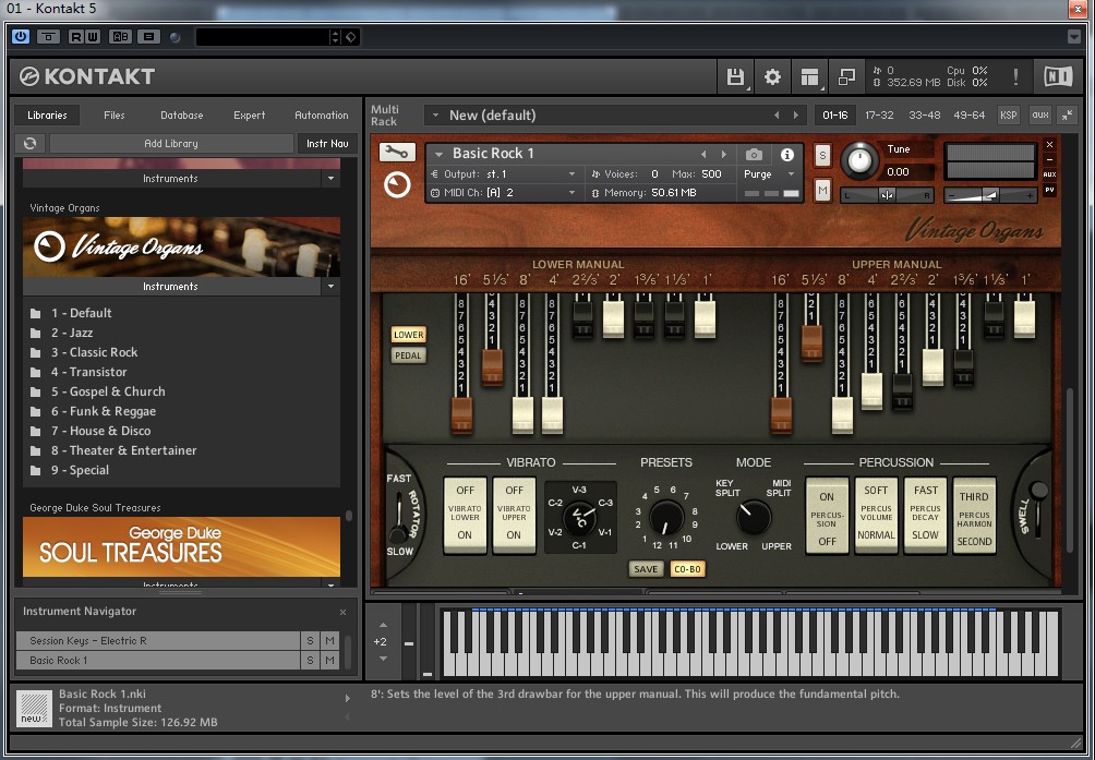 管风琴软音源Vintage Organs Windows/MacOS 康泰克音色-YU158-音频制作系统办公资源
