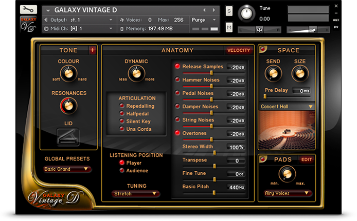 Galaxy Vintage D Library华丽斯坦威钢琴音源 Windows/MacOS 康泰克音色-YU158-音频制作系统办公资源