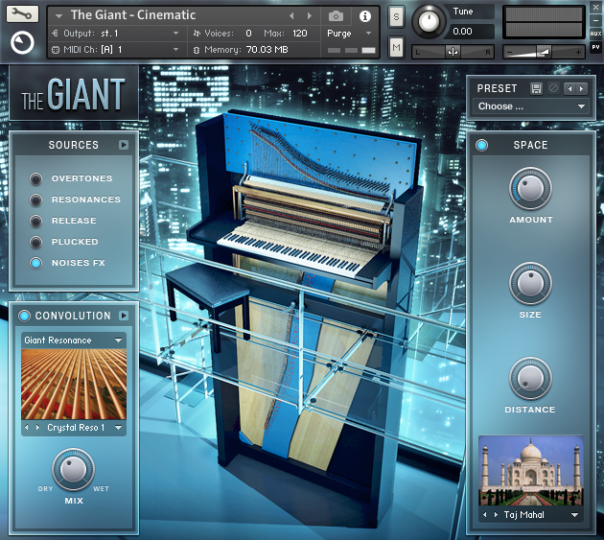 The Giant Piano巨人钢琴影视配乐音色音源 Windows/MacOS 康泰克音色-YU158-音频制作系统办公资源
