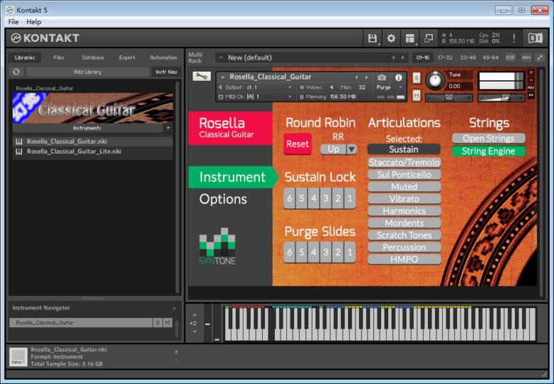 喷火古典吉他音源插件Syntone Rosella Classical Guitar 康泰克音色 Windows/MacOS-YU158-音频制作系统办公资源