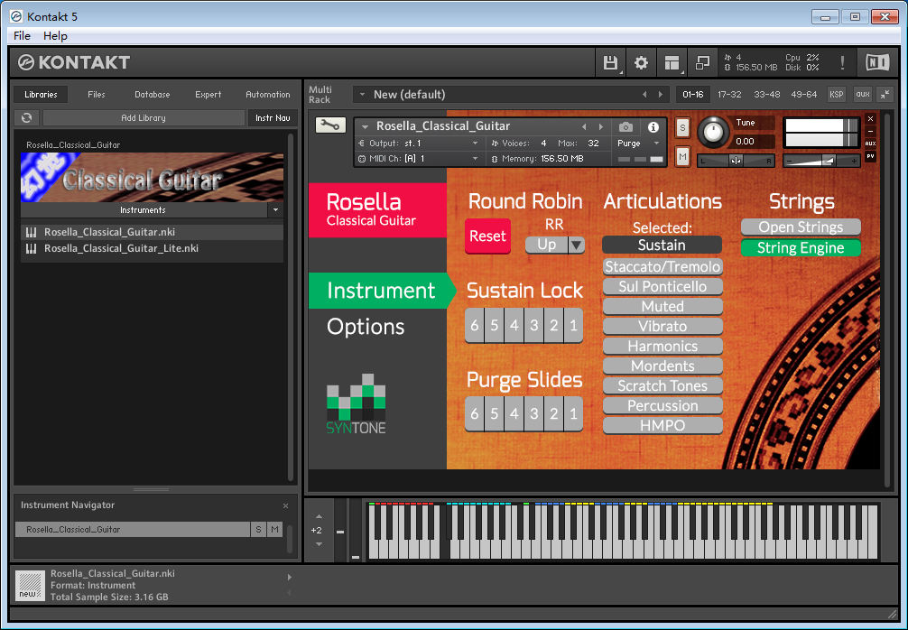 喷火古典吉他音源插件Syntone Rosella Classical Guitar 康泰克音色 Windows/MacOS-YU158-音频制作系统办公资源