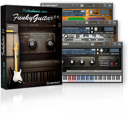 芬克吉他二代Pettinhouse FunkyGuitar 2.0 康泰克音色 Win/MacOS-YU158-音频制作系统办公资源