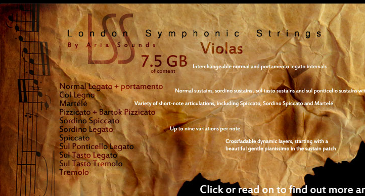 ARIA Sounds London Symphonic Strings Violas 中提琴音源KONTAKT Windows/MacOS 康泰克音色-YU158-音频制作系统办公资源