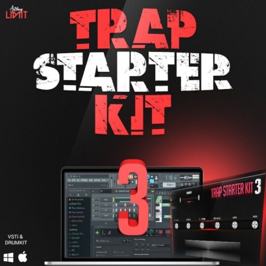 Limit Beats TRAP STARTER KIT 3 wav-YU158-音频制作系统办公资源